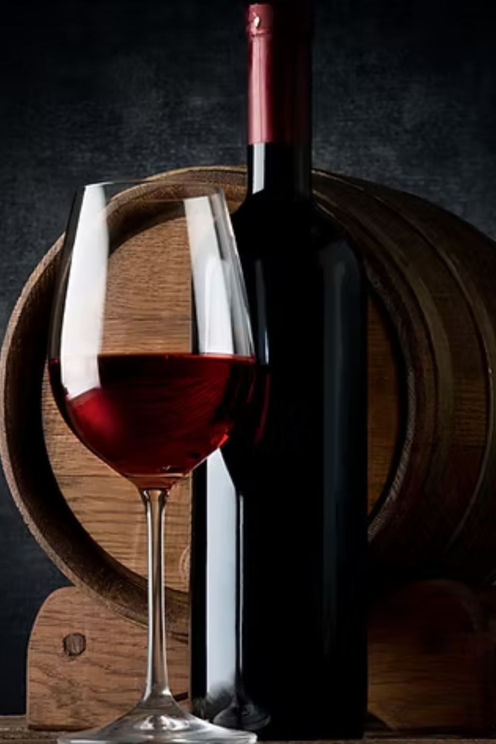 wine glass & bottle