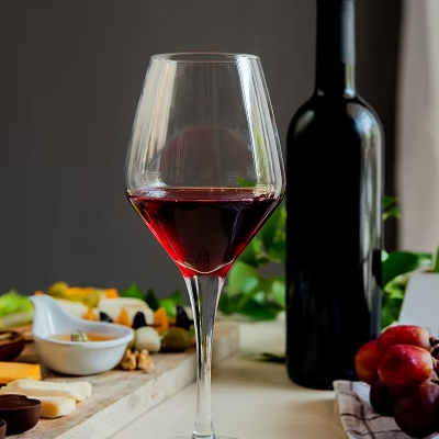 wine glass & bottle