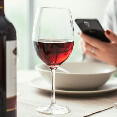 women with wine glass