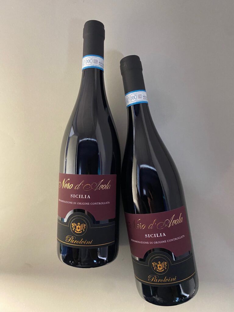 Nero d amora wine bottle