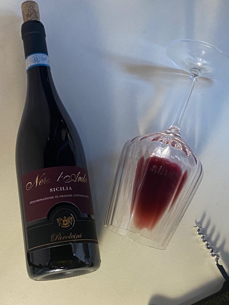 Nero d amora wine bottle
