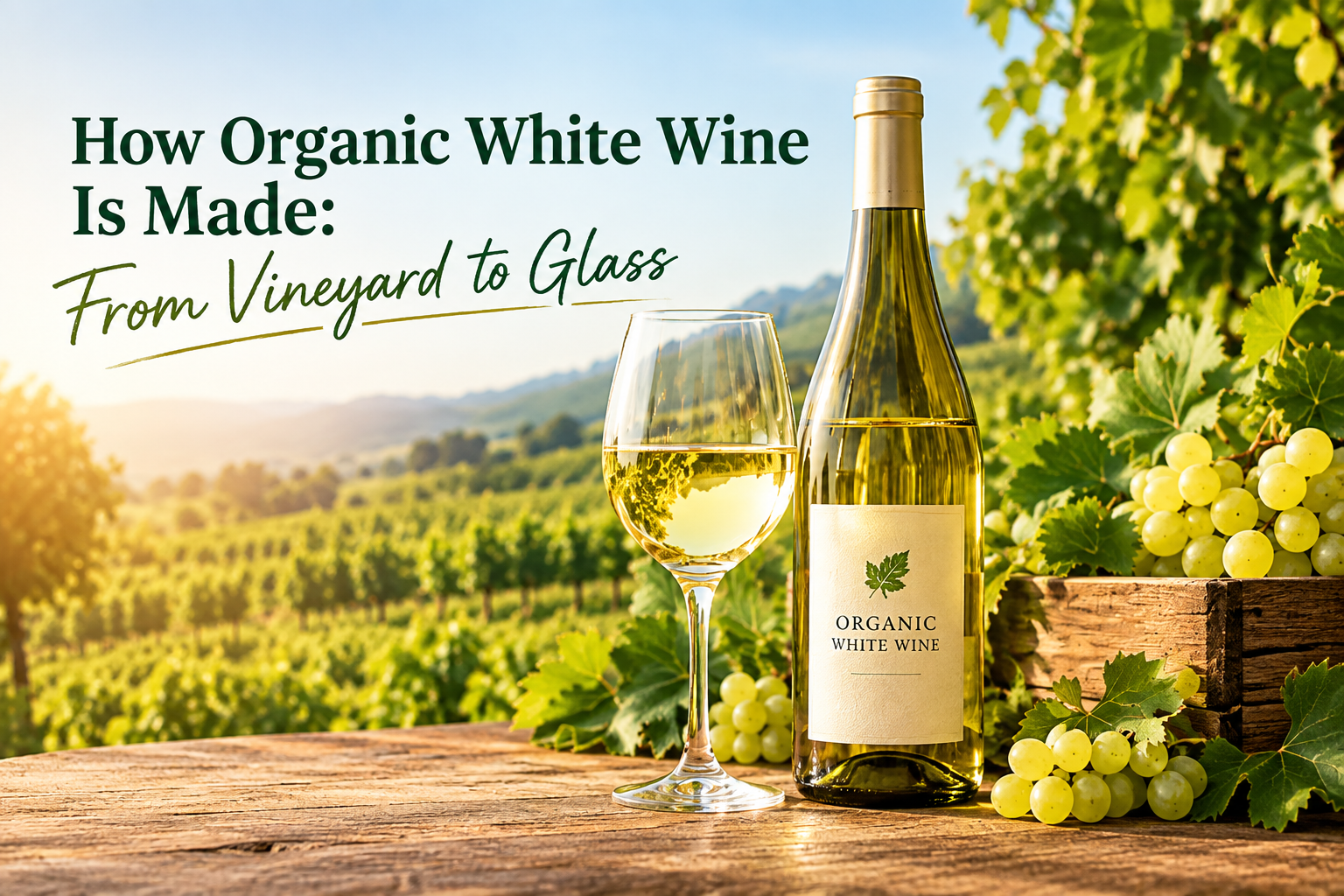 How Organic White Wine Is Made: From Vineyard to Glass